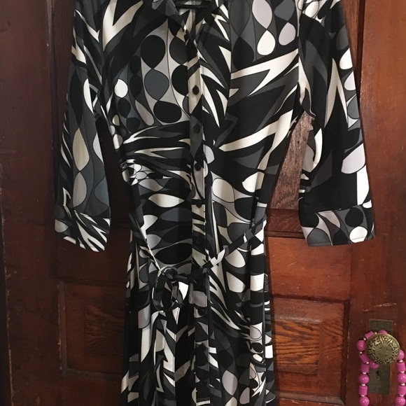 Amazing vintage mod Express button down dress - Picture 2 of 4